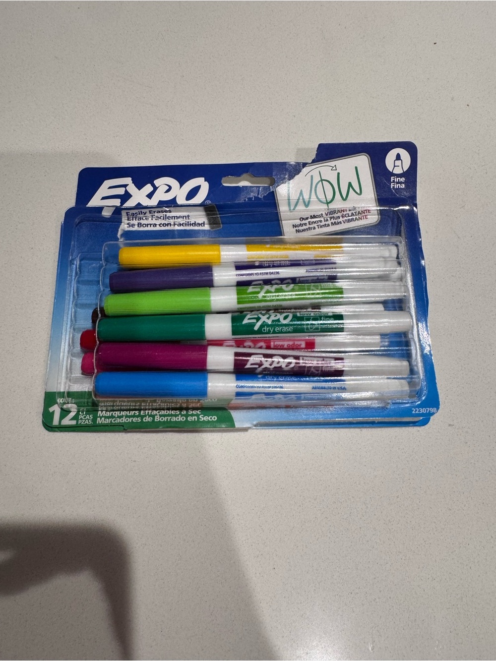 Expo Markers Fine Tip 12 Count